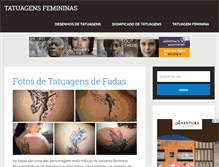 Tablet Screenshot of fotosdetatuagensfemininas.com